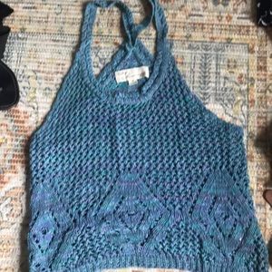 Boho crocheted tank